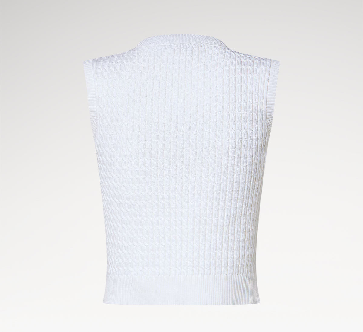Louis Vuitton monogram drawstring knit top
