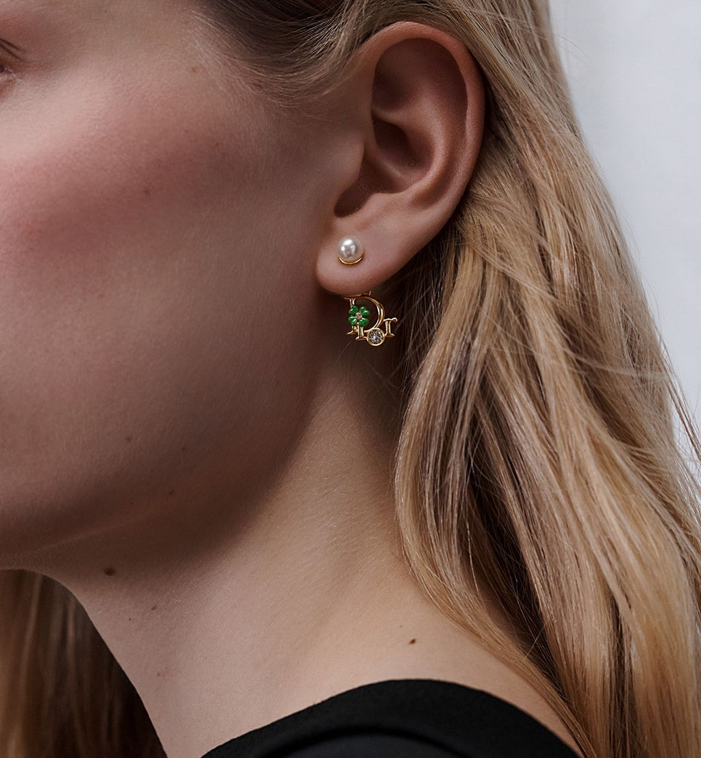 Dior clover tribales earrings
