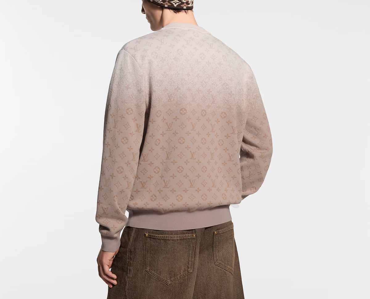 Louis Vuitton monogram long sleeved crewneck