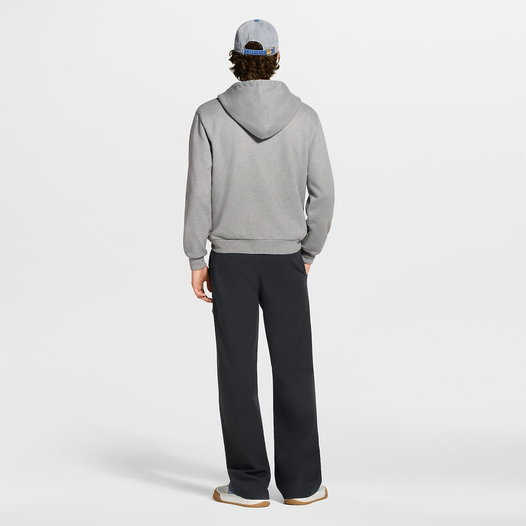 Louis Vuitton embroidered signature zipped hoodie