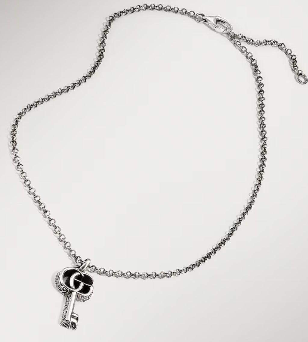 Gucci GG Marmont key pendant necklace
