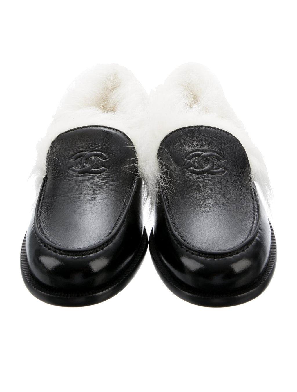 Chanel Coco Neige shearling loafers