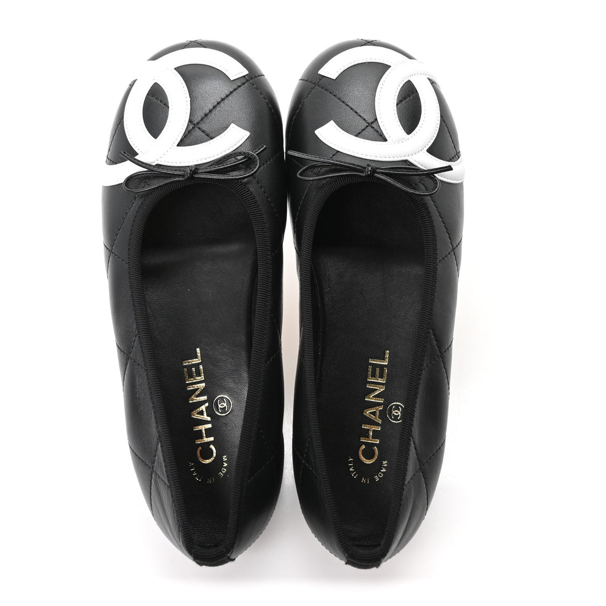 Chanel lambskin ballet flats