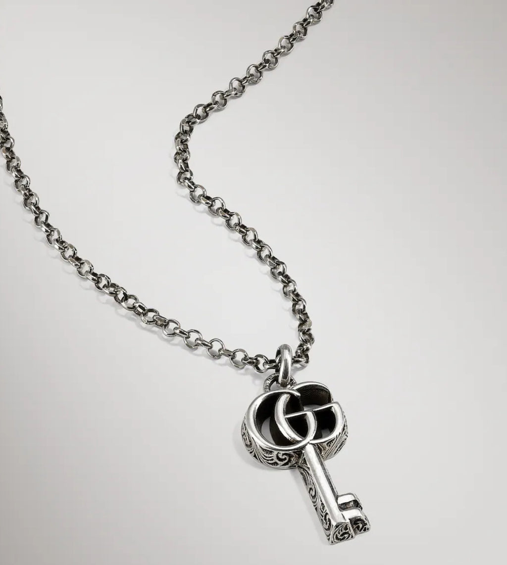 Gucci GG Marmont key pendant necklace