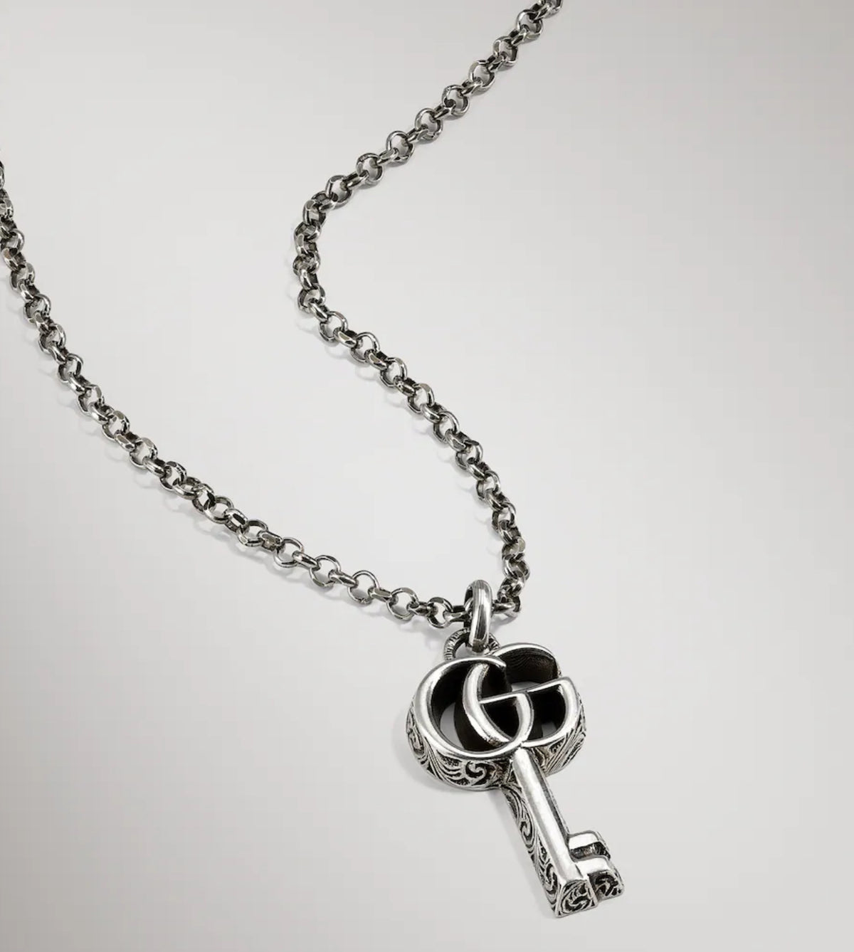 Gucci GG Marmont key pendant necklace