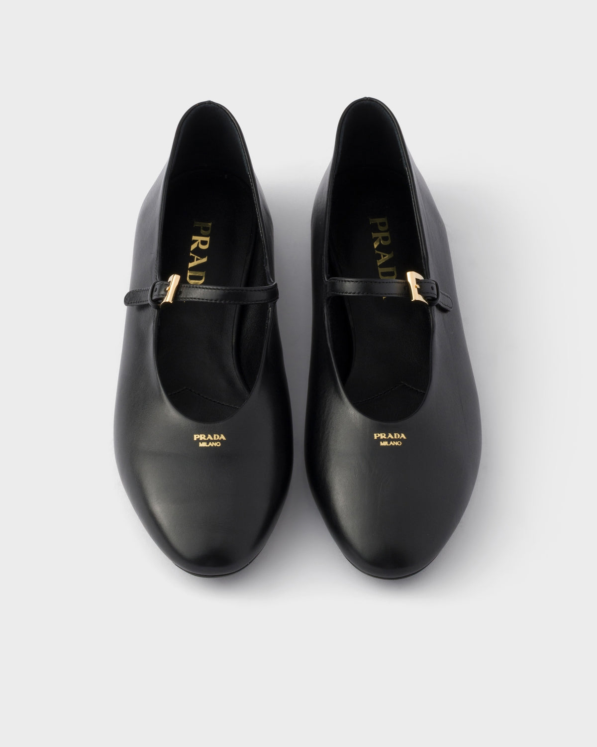 Prada Mary Jane leather ballerina