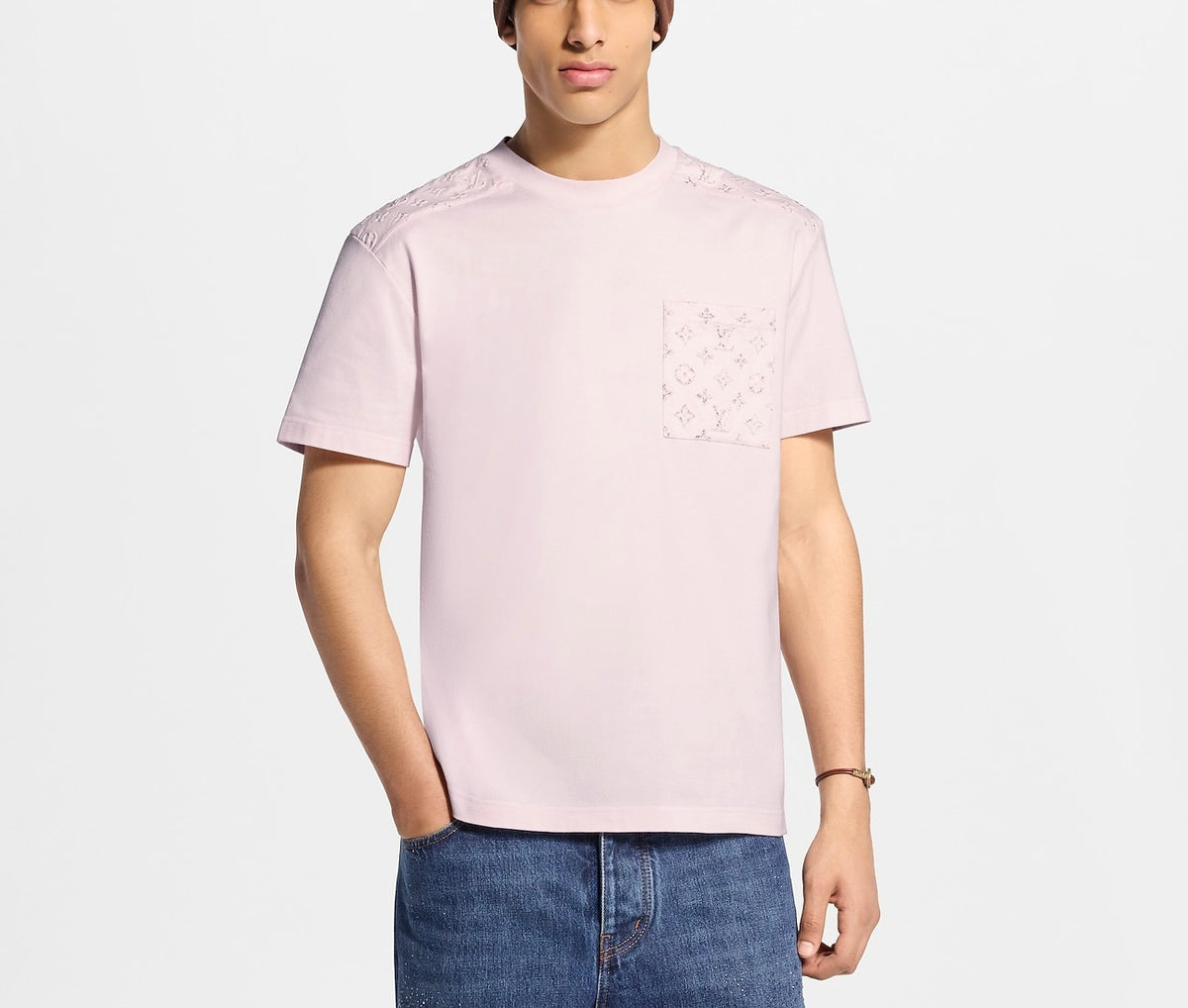 Louis Vuitton short sleeved reflective signature T-shirt