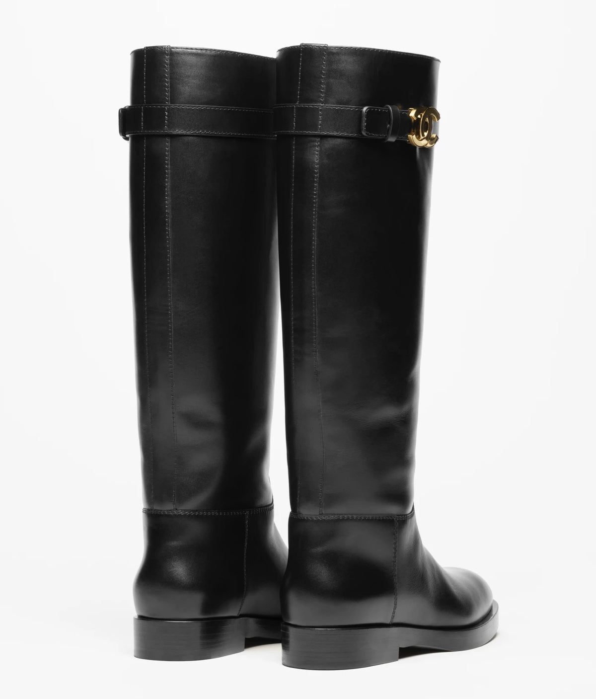 Chanel high boots in calfskin