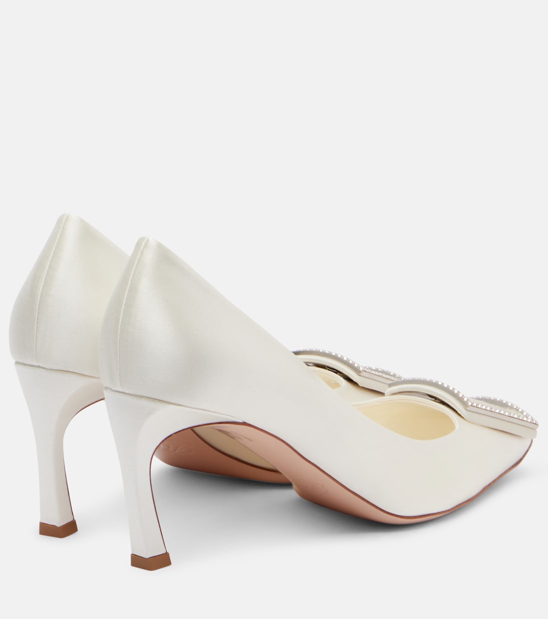 Roger Vivier Trompette pumps in satin