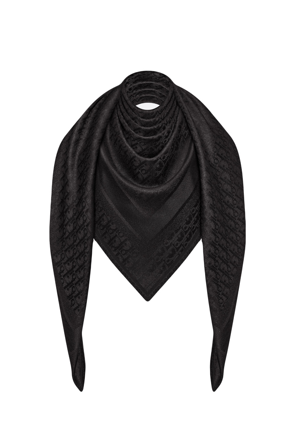 Dior oblique metallic shawl