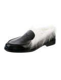 Chanel Coco Neige shearling loafers