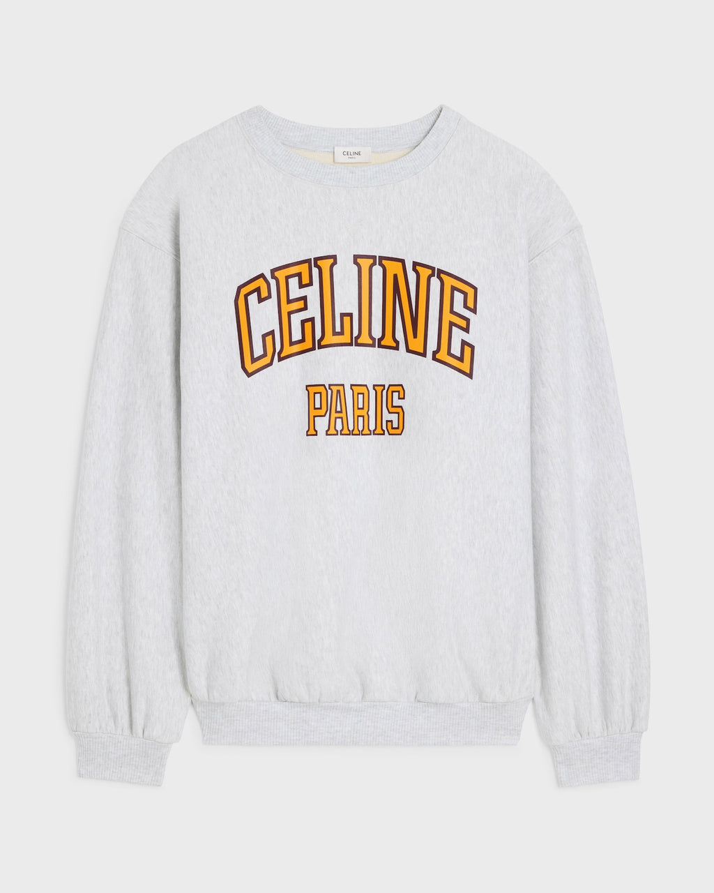 Celine loose sweatshirt in cotton fleece