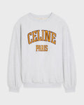 Celine loose sweatshirt in cotton fleece
