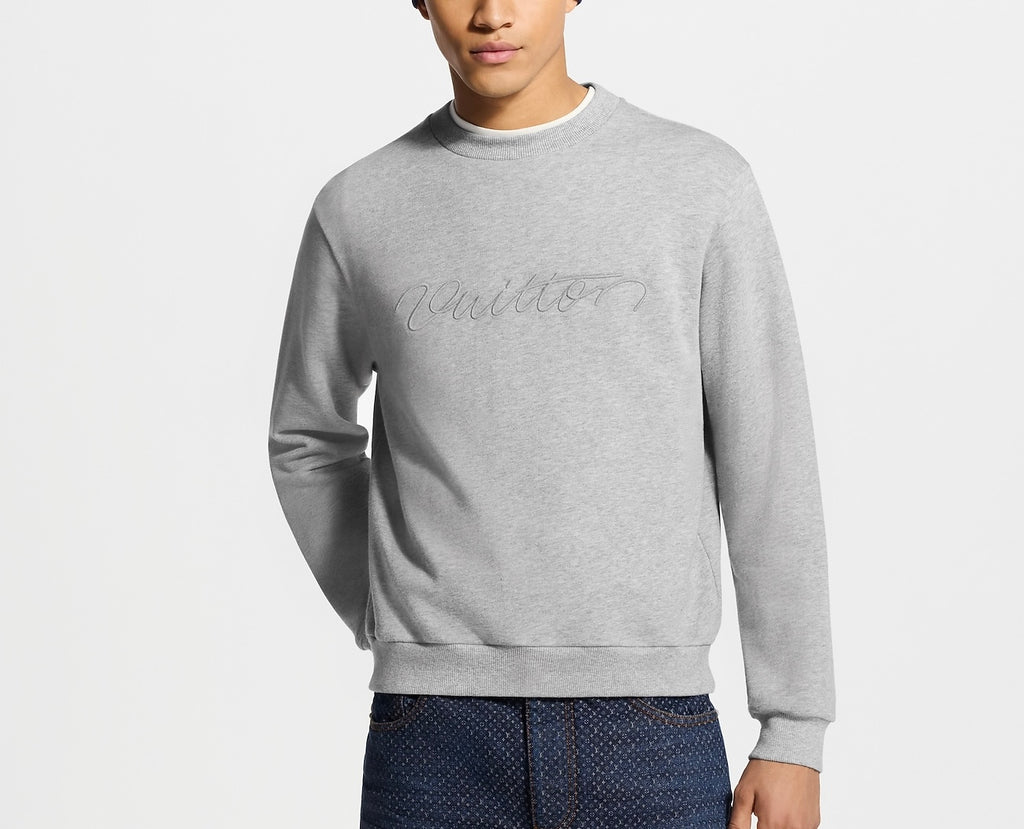 Louis Vuitton reflective signature sweatshirt
