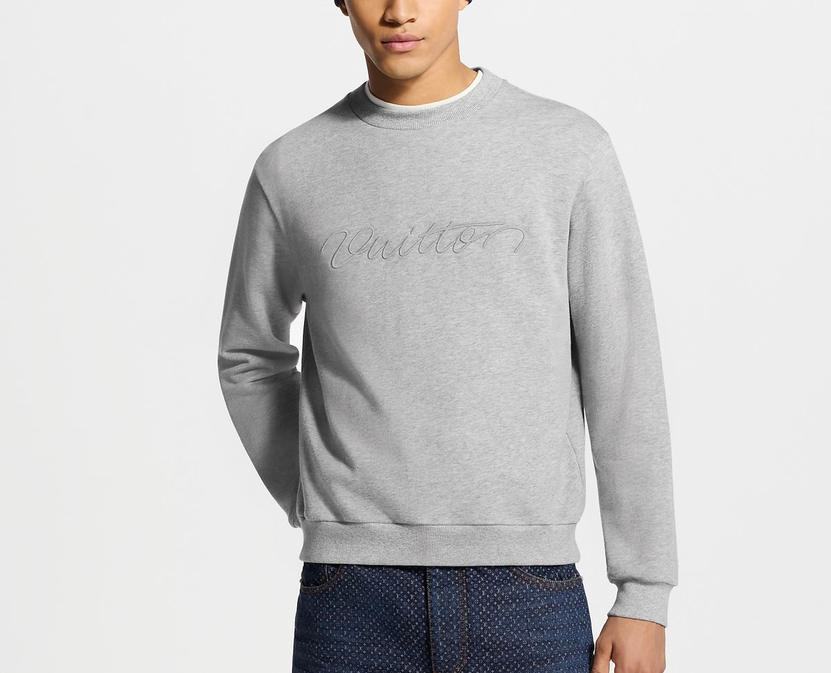 Louis Vuitton reflective signature sweatshirt