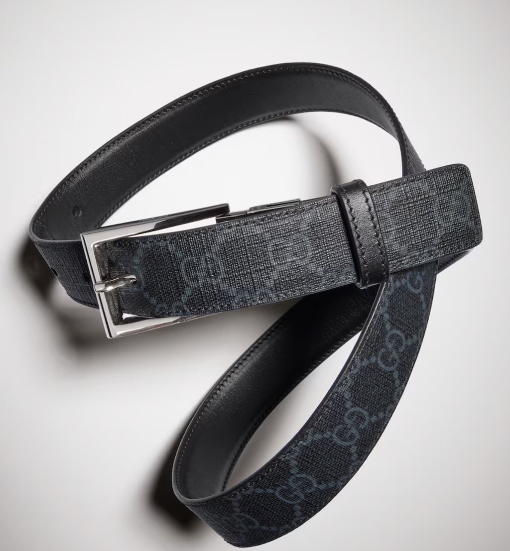 Gucci reversible belt with rectangular buckle