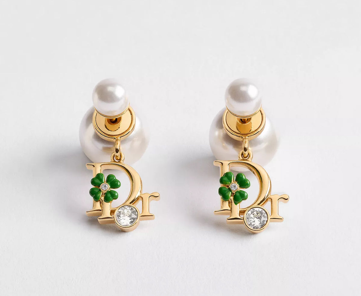 Dior clover tribales earrings
