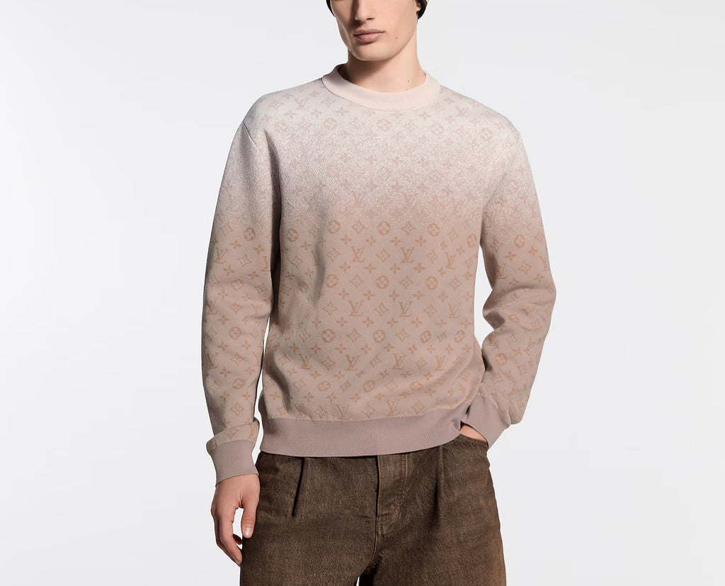 Louis Vuitton monogram long sleeved crewneck