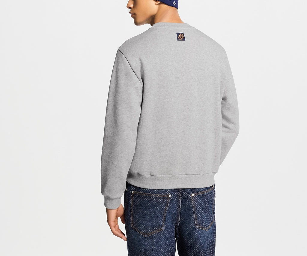 Louis Vuitton reflective signature sweatshirt