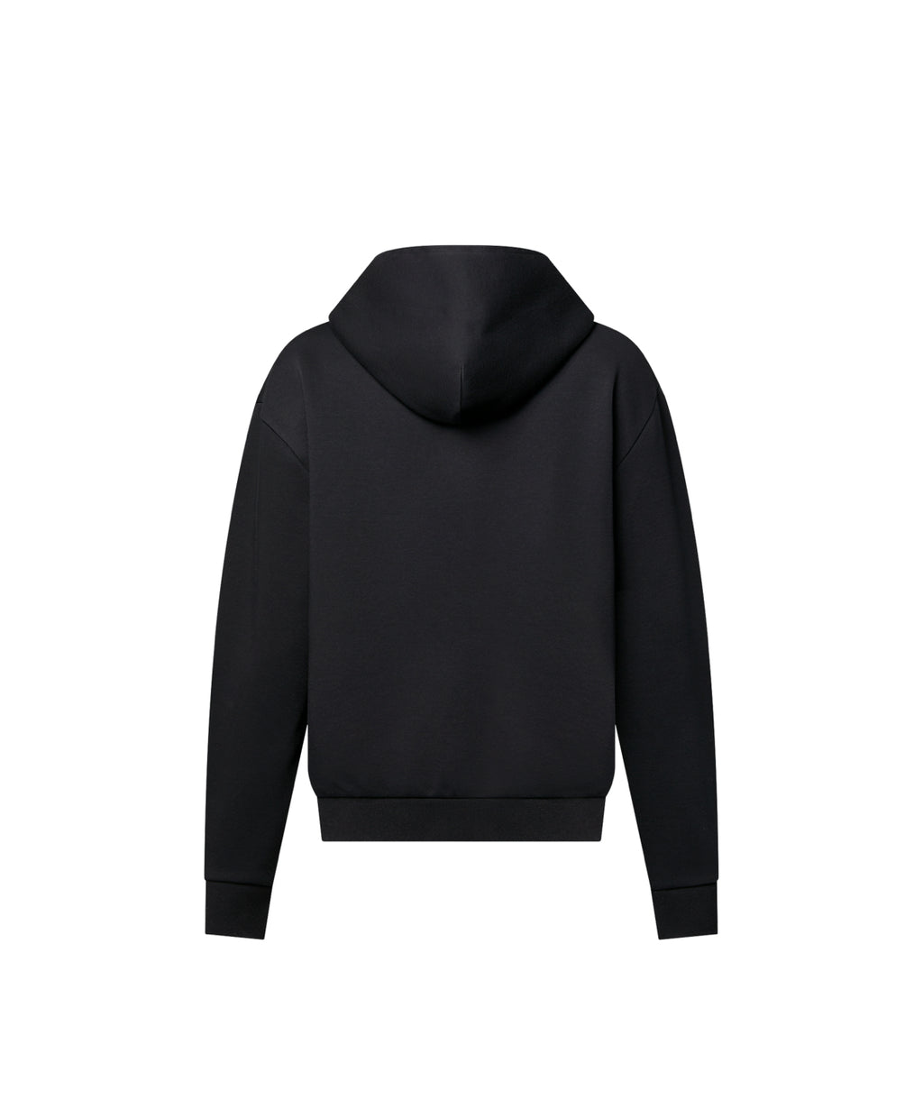 Louis Vuitton embroidered zipped jersey hoodie