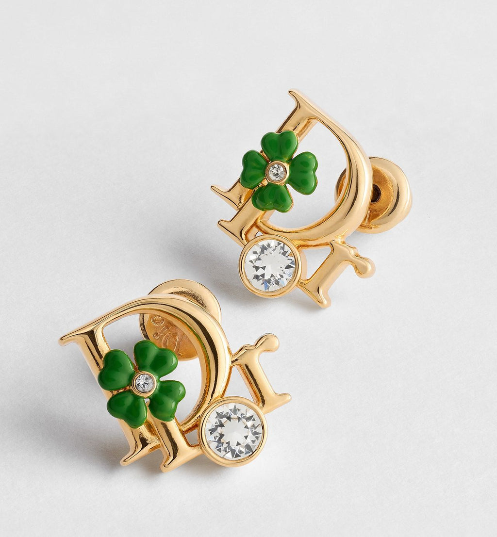 Dior Precious clover stud earrings