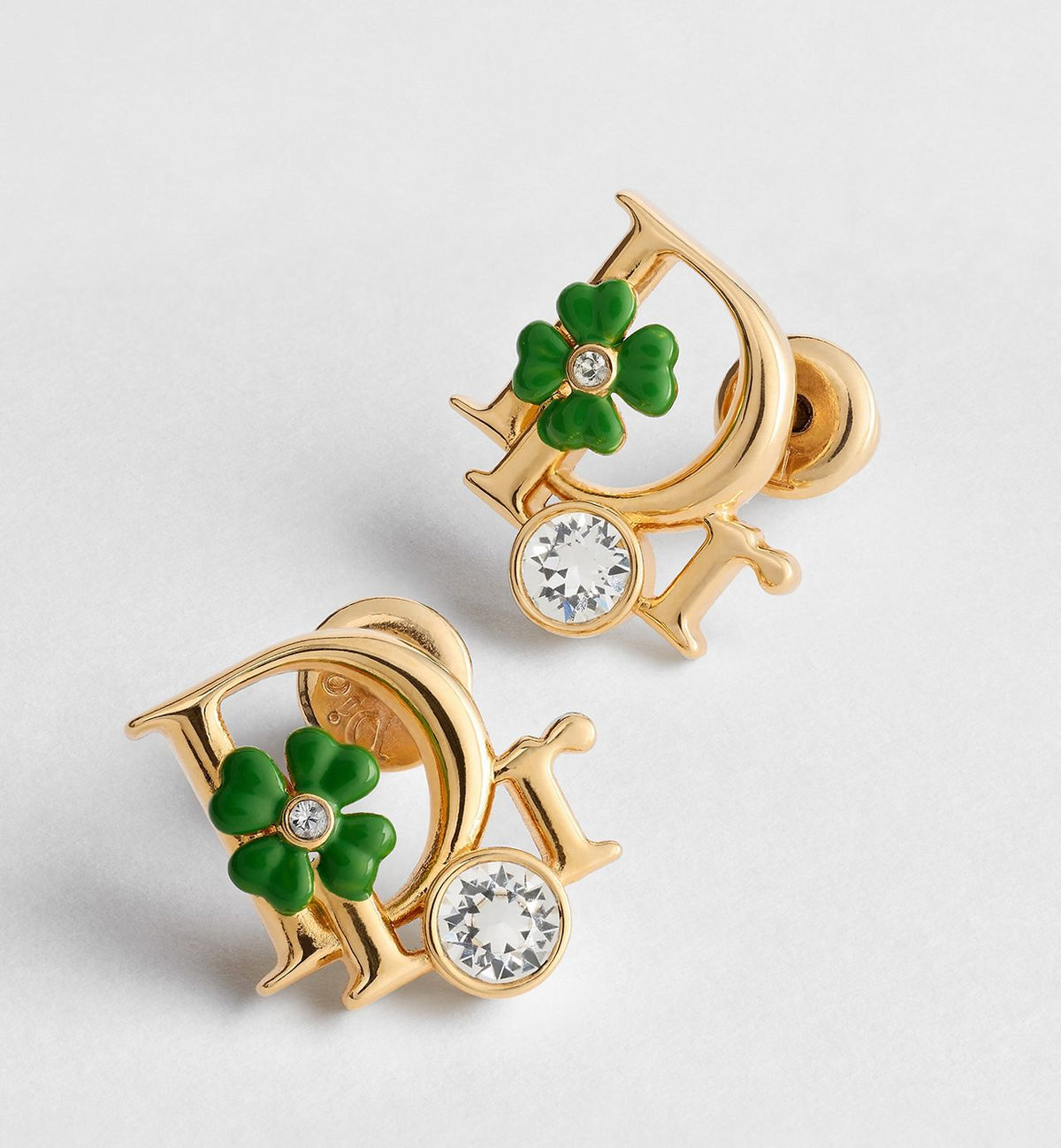 Dior Precious clover stud earrings