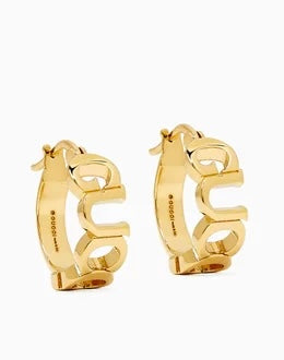 Gucci Letter hoop earrings in metal