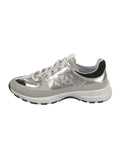 Chanel interlocking cc logo mesh athletic sneakers