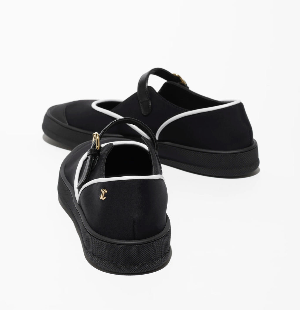 Chanel Coco beach Mary Jane flats