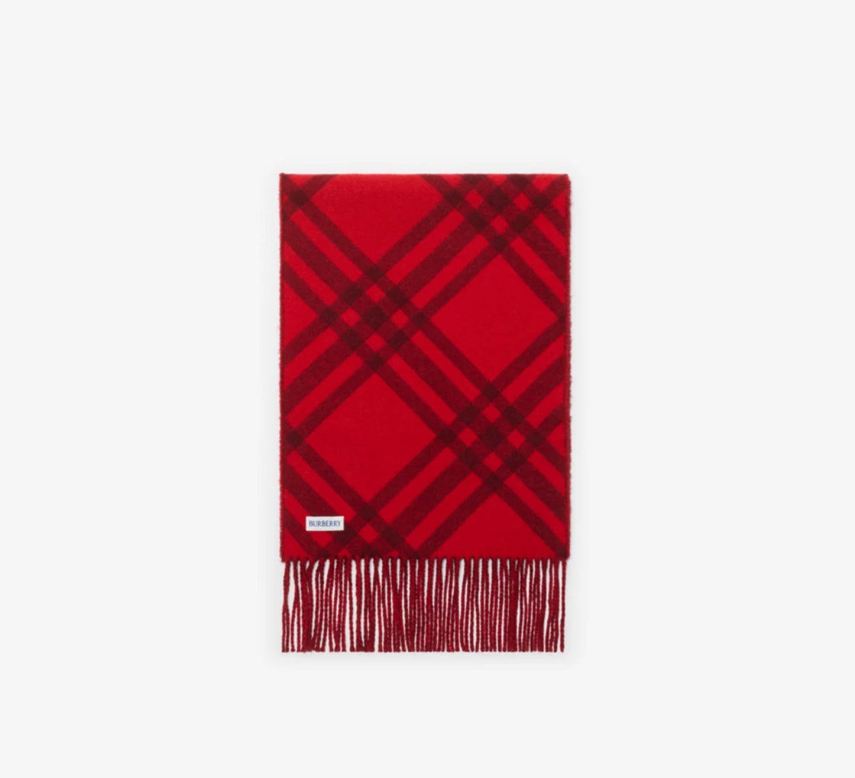 Burberry check cashmere scarf