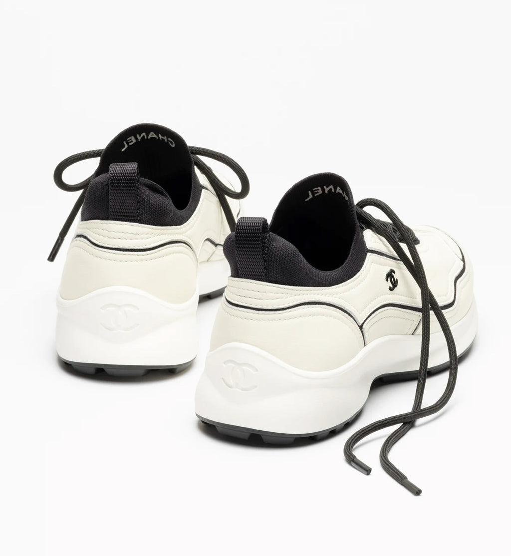 Chanel calfskin and mixed fibers sneakers
