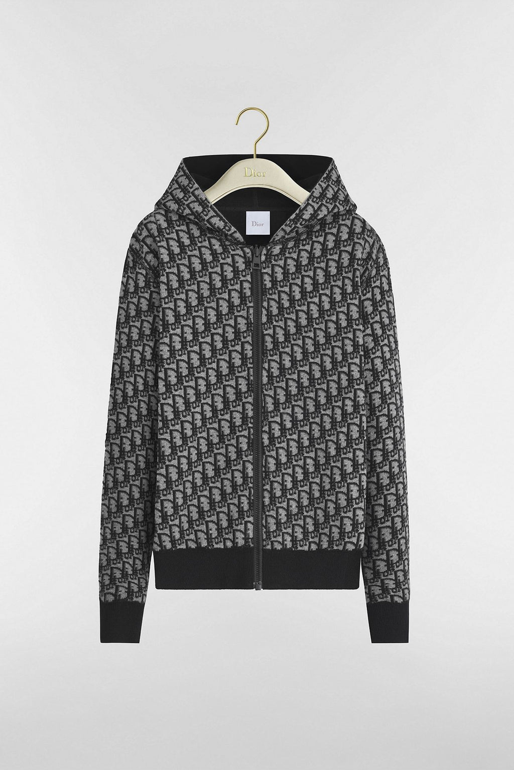 Dior hooded zipped cardigan