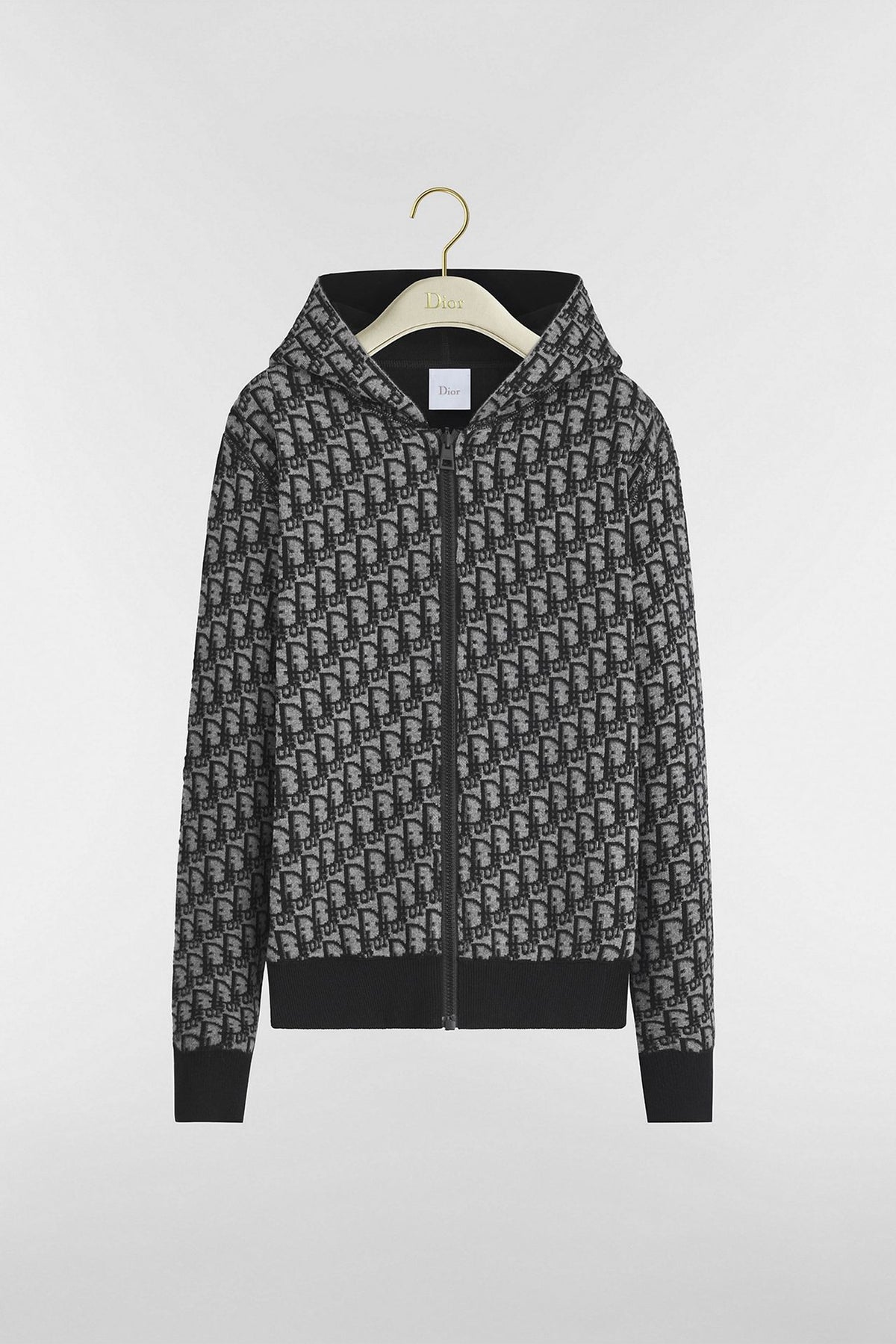 Dior hooded zipped cardigan