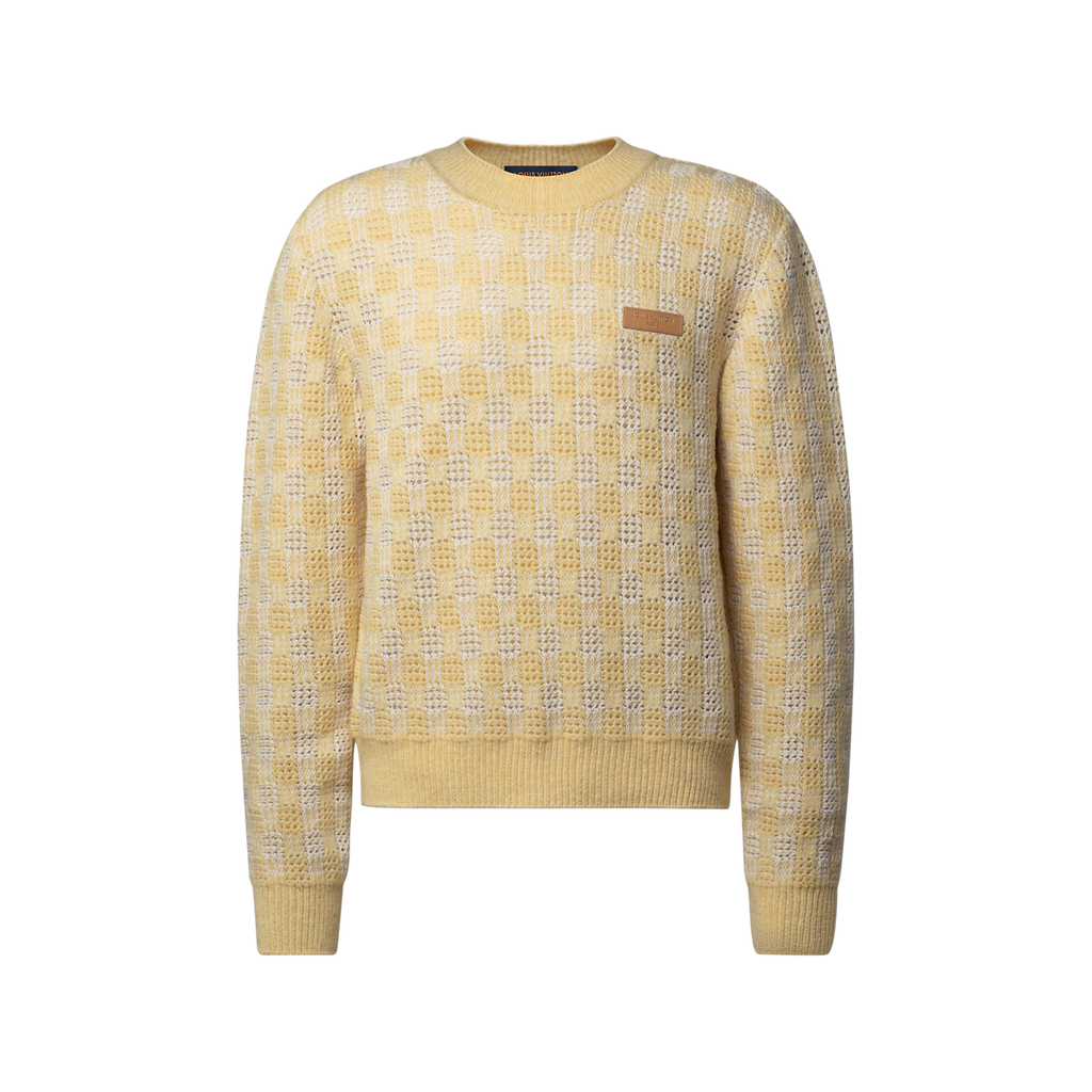 Louis Vuitton tweedy jacquard crewneck