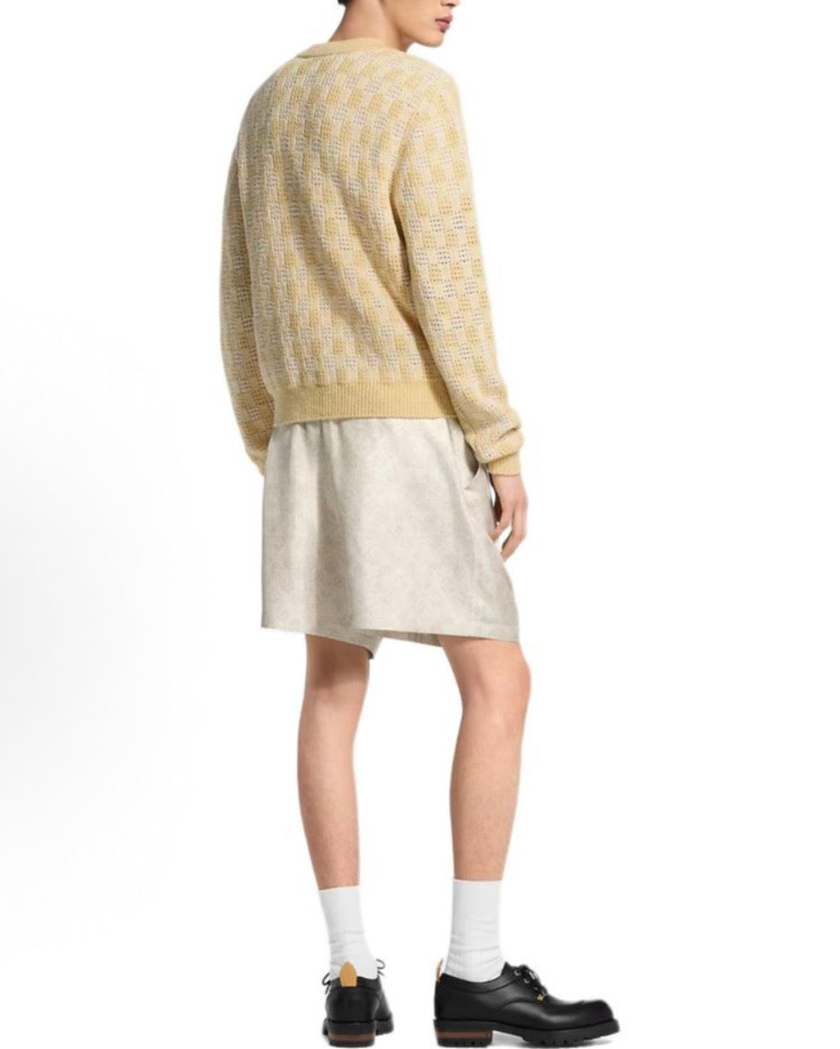 Louis Vuitton tweedy jacquard crewneck