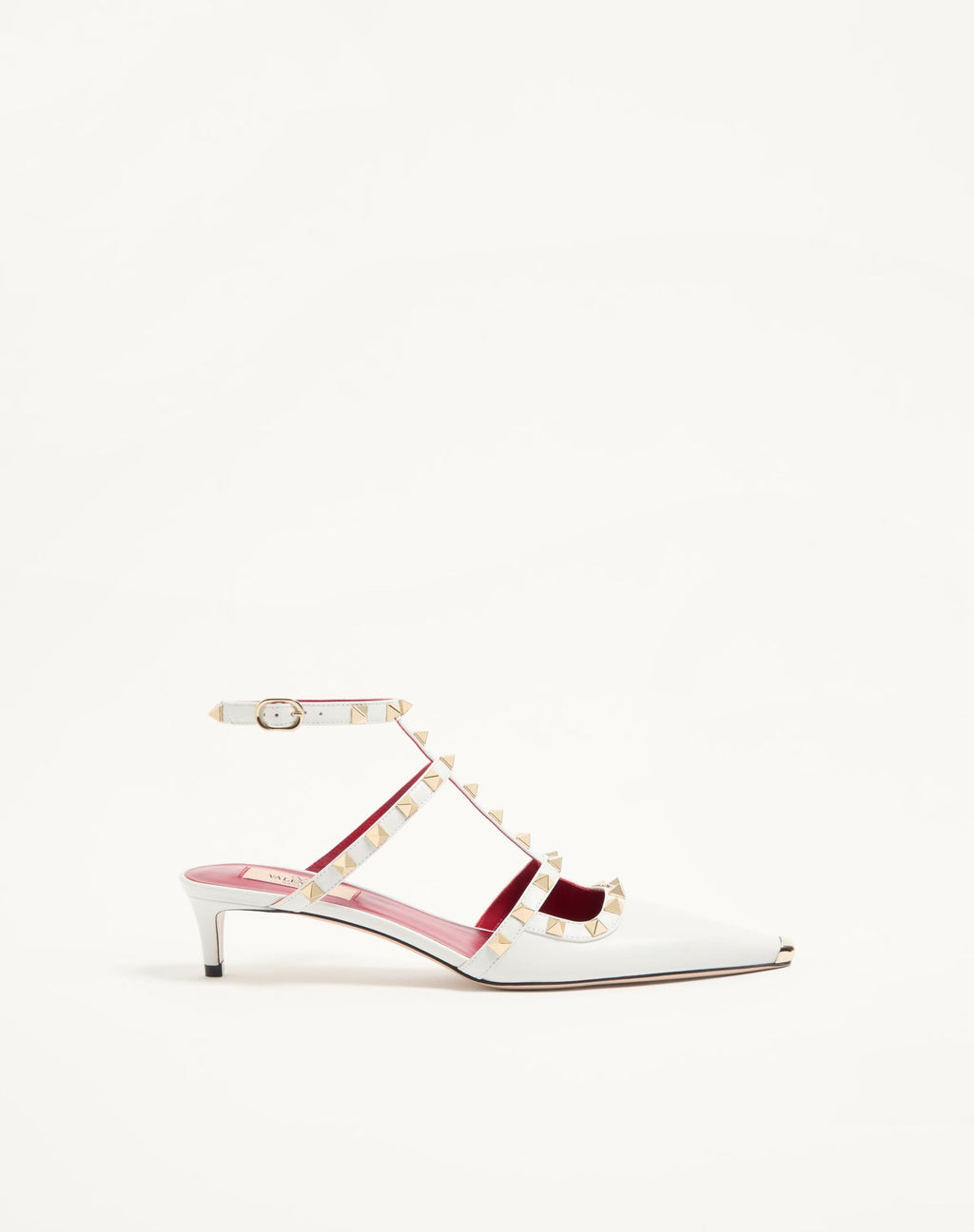 Valentino Rockstud court shoes in leather