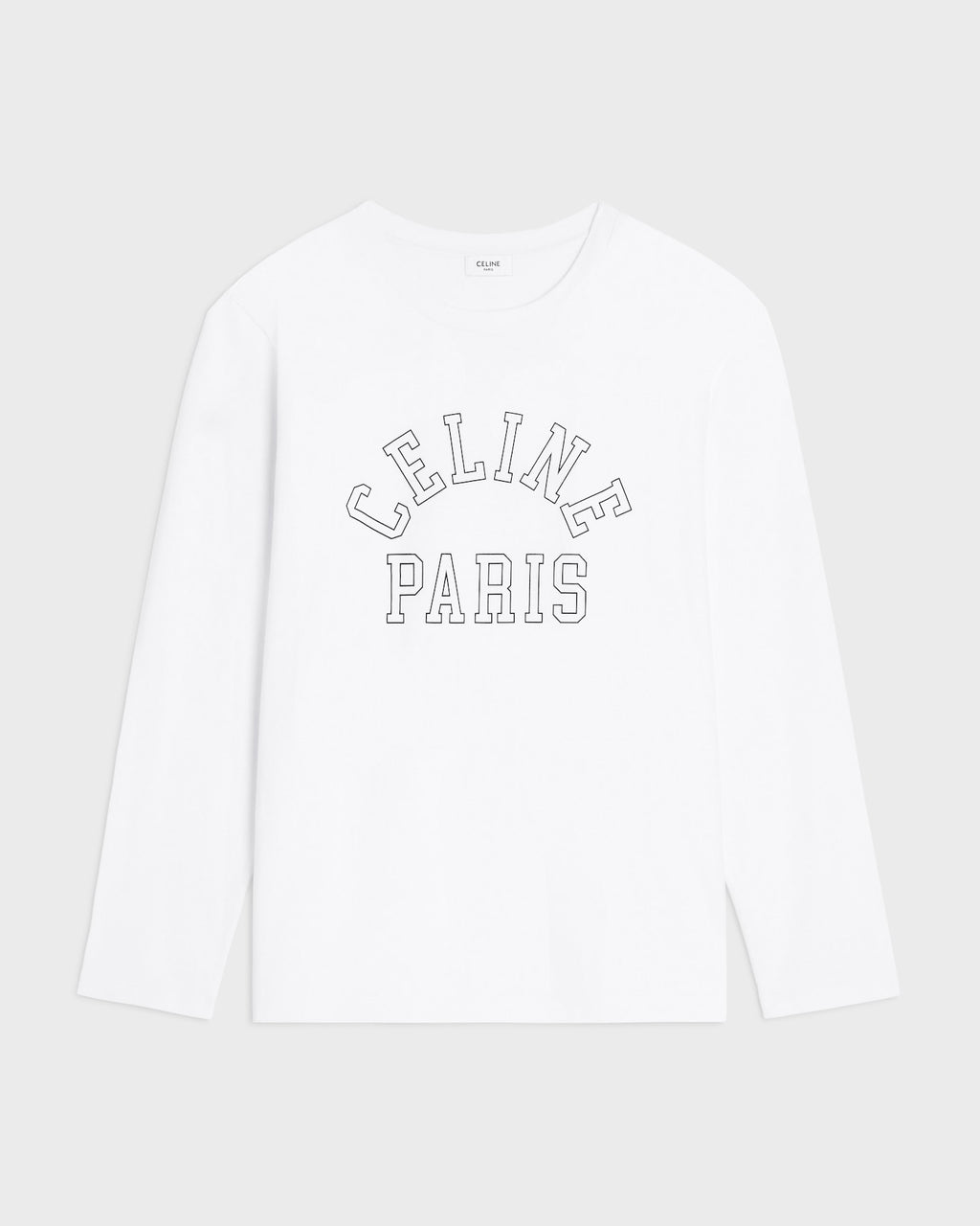 Celine long sleeved T-shirt in cotton jersey