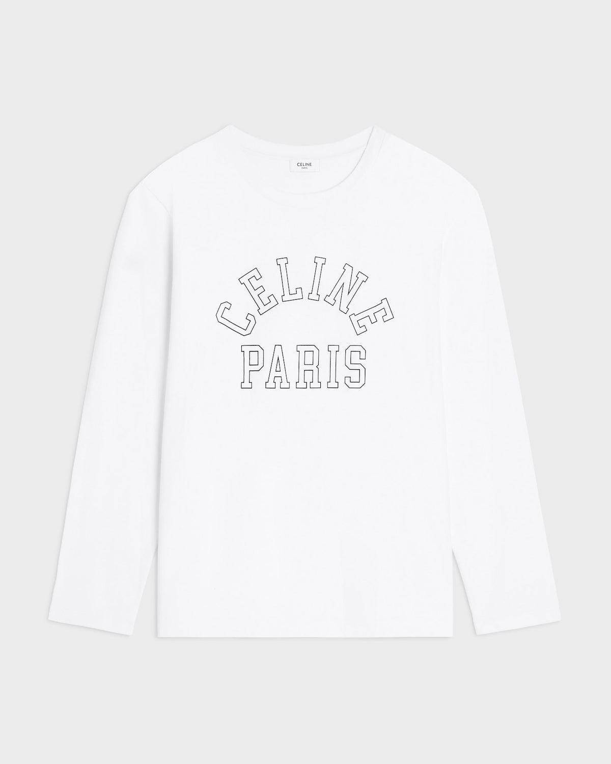 Celine long sleeved T-shirt in cotton jersey
