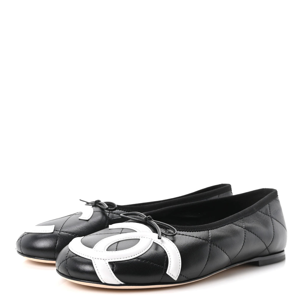 Chanel lambskin ballet flats