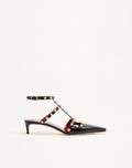 Valentino Rockstud court shoes in leather