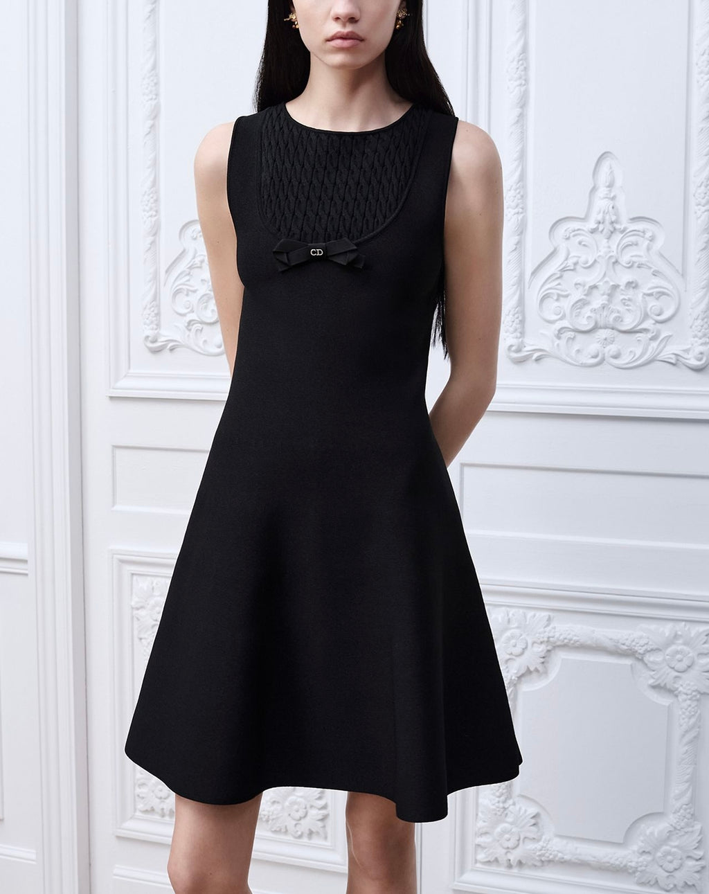 Dior short flared dress