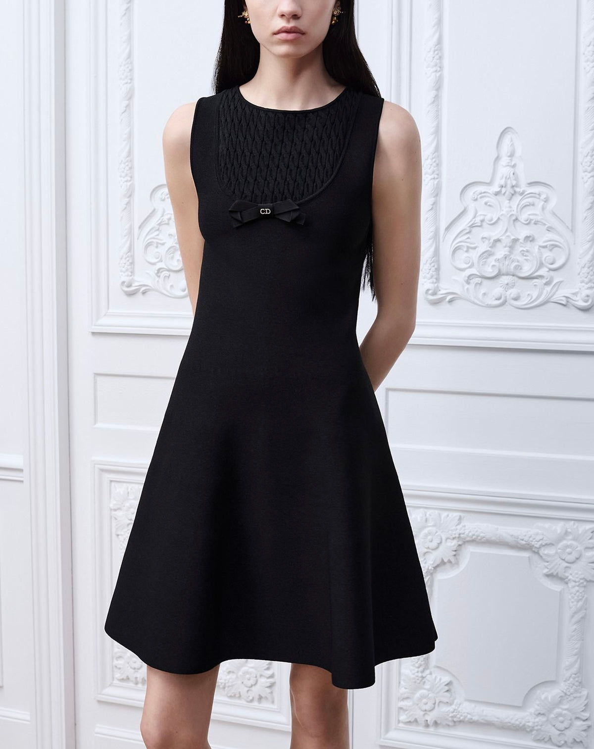 Dior short flared dress