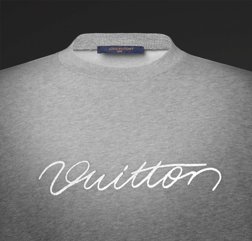 Louis Vuitton reflective signature sweatshirt