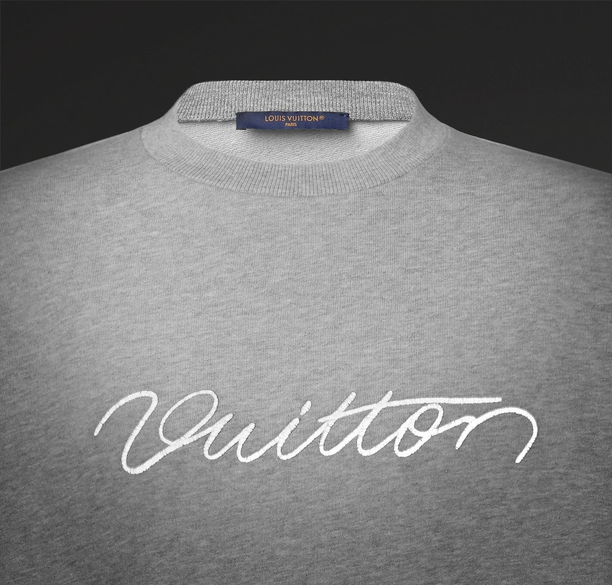 Louis Vuitton reflective signature sweatshirt