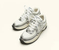 Chanel fabric and laminated sneaker