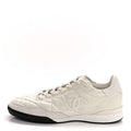Chanel shiny calfskin suede quilted cc logo sneakers