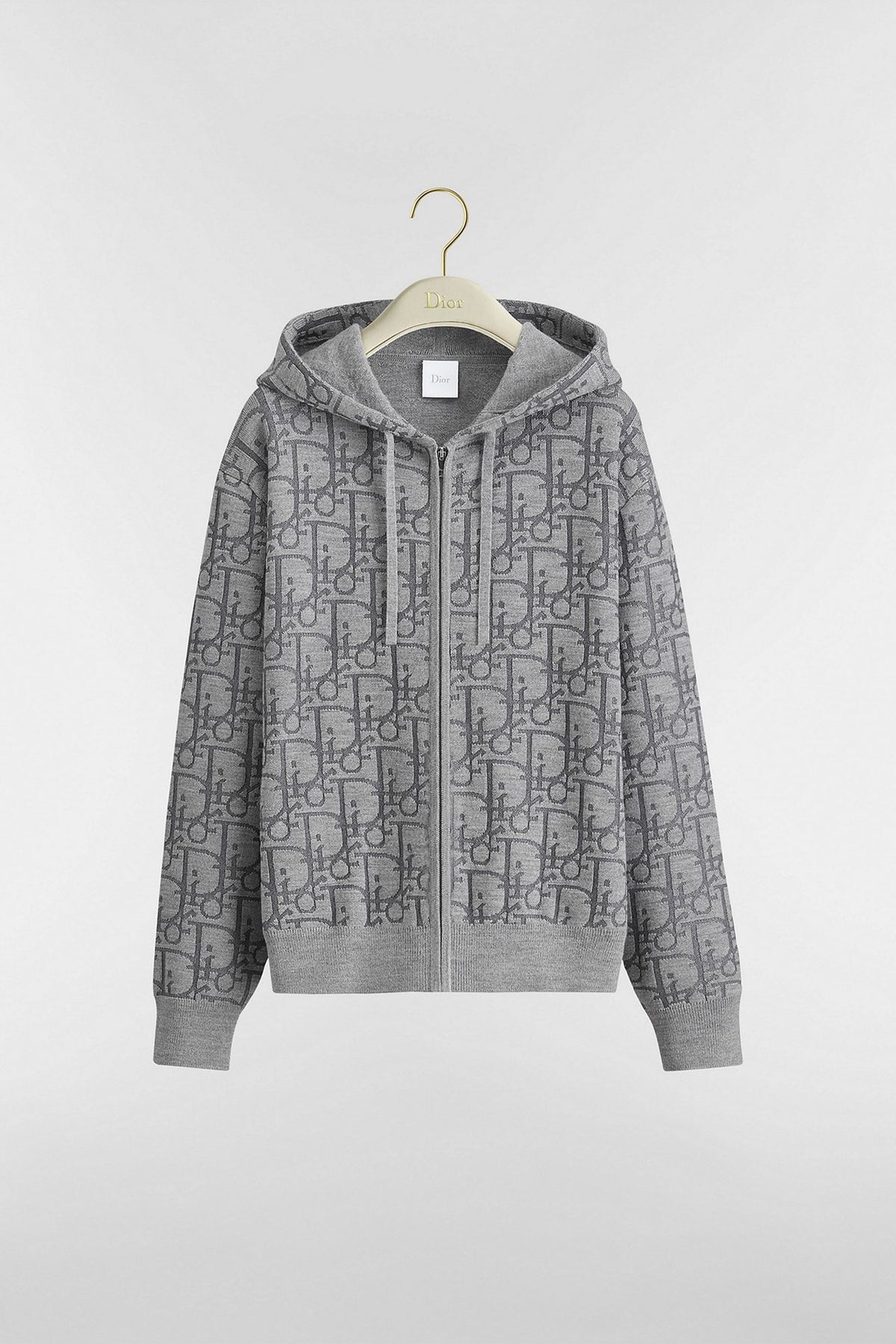 Dior hooded zipped cardigan
