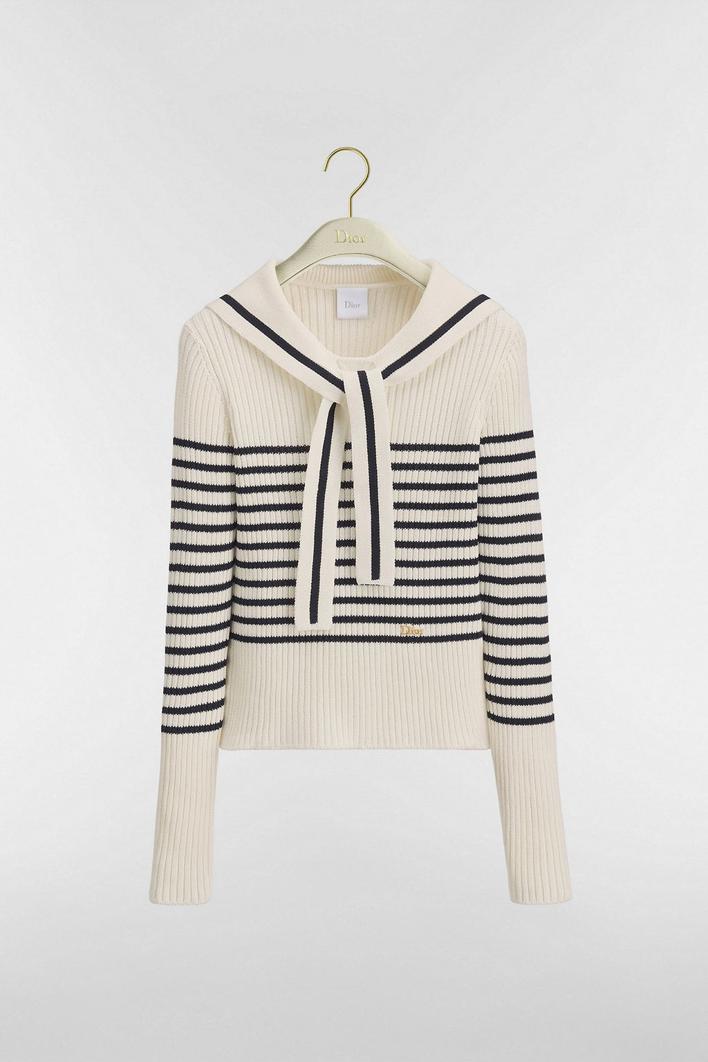 Dior Marinière sweater with sailor collar