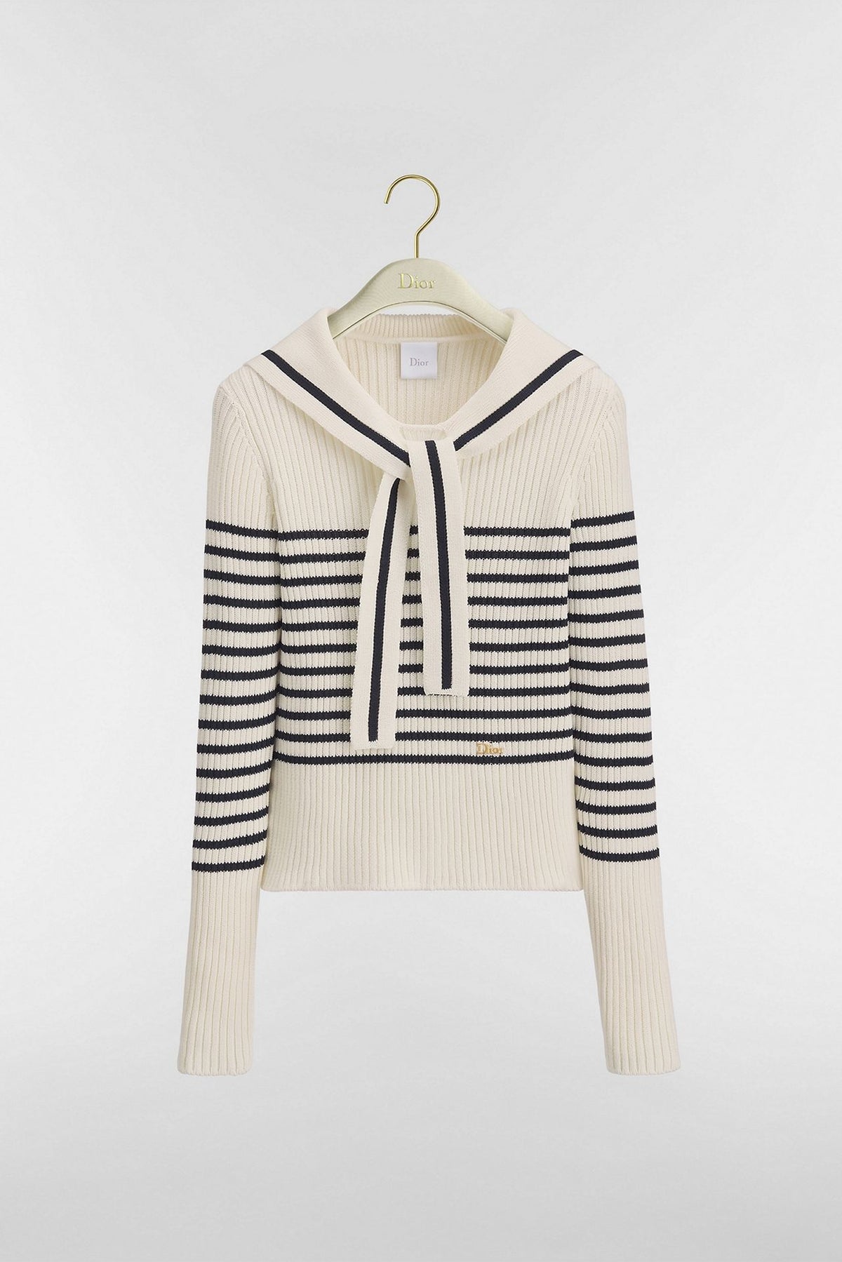Dior Marinière sweater with sailor collar