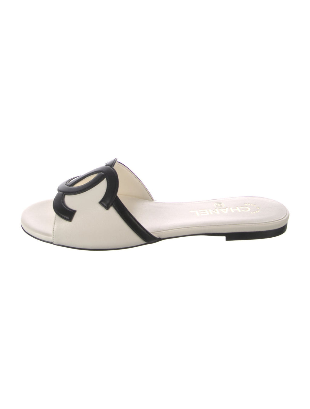 Chanel interlocking CC flat slide